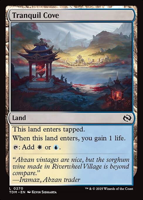 Tarkir: Dragonstorm - 270 - Tranquil Cove - Common - Foil