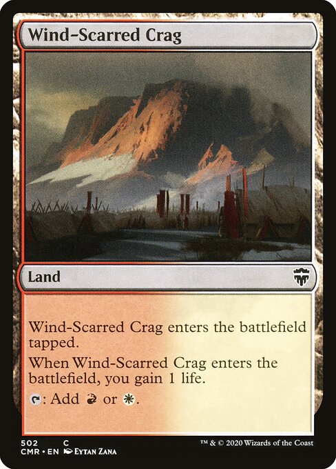 Commander Legends - 502 - Wind-Scarred Crag - Common