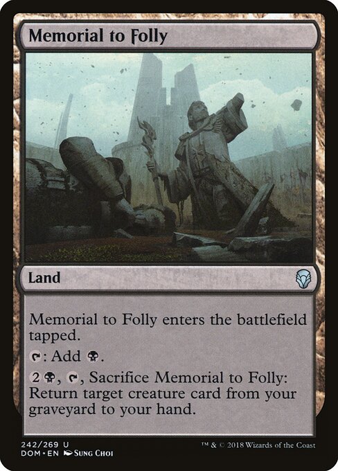 Dominaria - 242 - Memorial to Folly - Uncommon