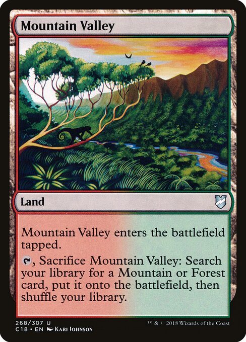 Commander 2018 - 268 - Mountain Valley - Uncommon