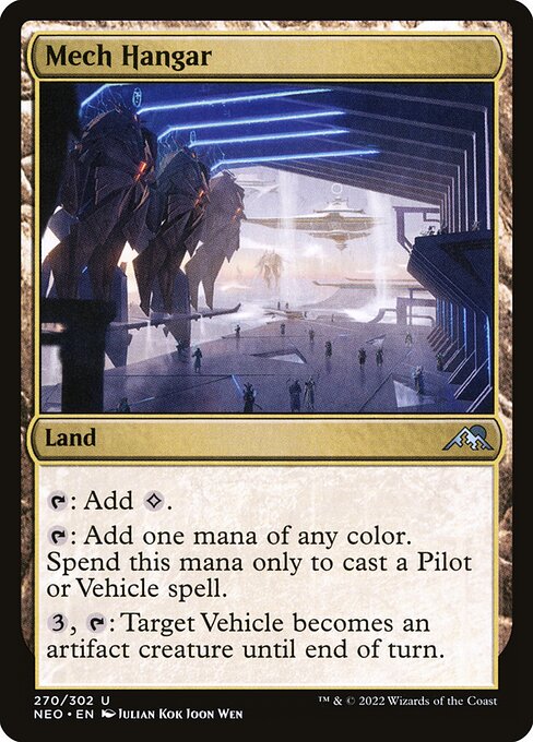 Kamigawa: Neon Dynasty - 270 - Mech Hangar - Uncommon