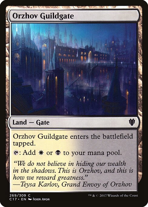 Commander 2017 - 269 - Orzhov Guildgate - Common
