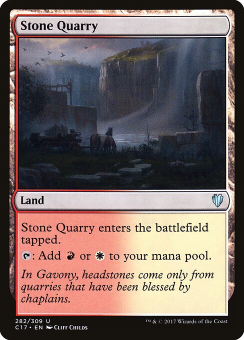 Commander 2017 - 282 - Stone Quarry - Uncommon