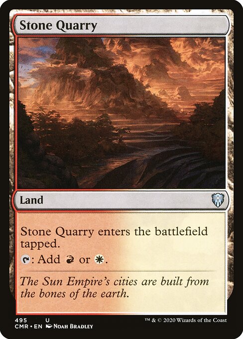 Commander Legends - 495 - Stone Quarry - Uncommon