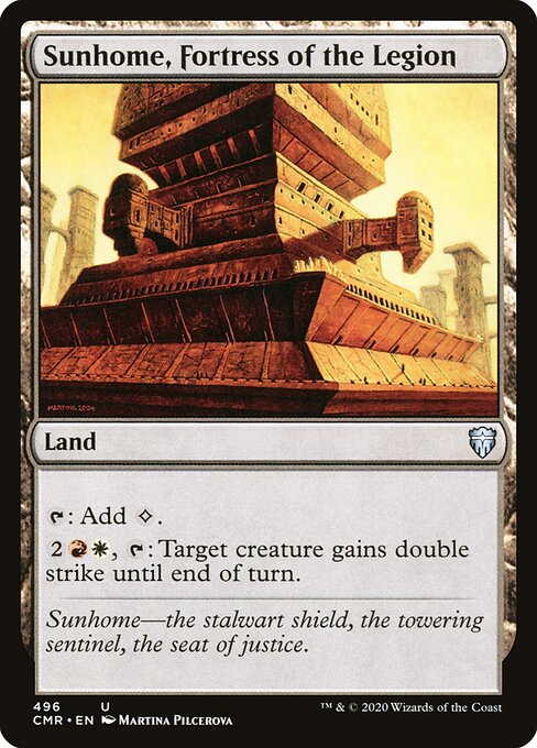 Commander Legends - 496 - Sunhome, Fortress of the Legion - Uncommon