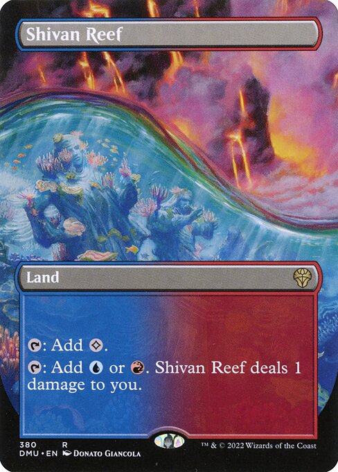 Dominaria United - 380 - Shivan Reef - Rare