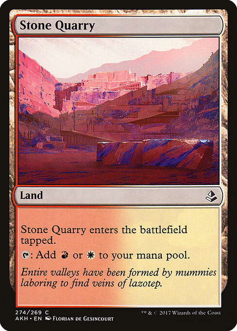 Amonkhet - 274 - Stone Quarry - Common