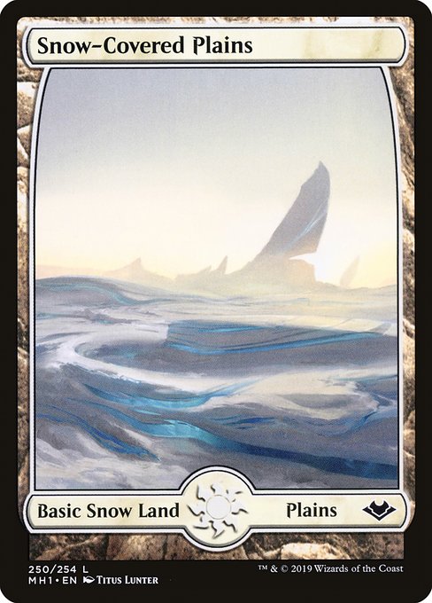 Modern Horizons - 250 - Snow-Covered Plains - Common