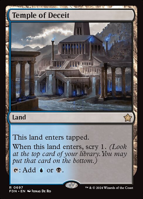 Foundations - 697 - Temple of Deceit - Rare