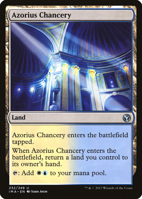 Iconic Masters - 232 - Azorius Chancery - Uncommon