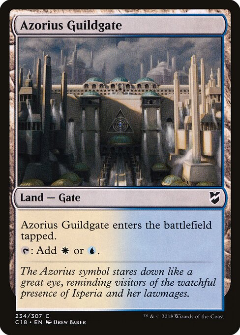 Commander 2018 - 234 - Azorius Guildgate - Common