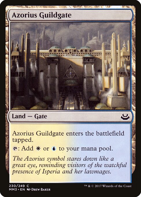 Modern Masters 2017 - 230 - Azorius Guildgate - Common