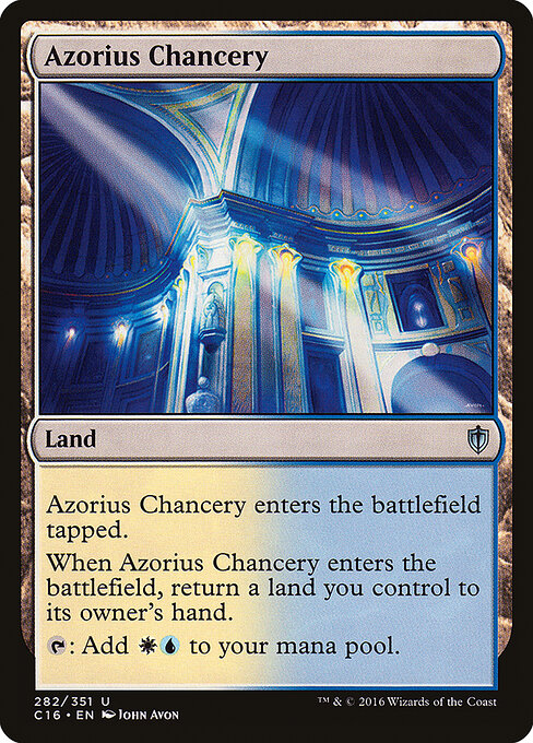 Commander 2016 - 282 - Azorius Chancery - Uncommon
