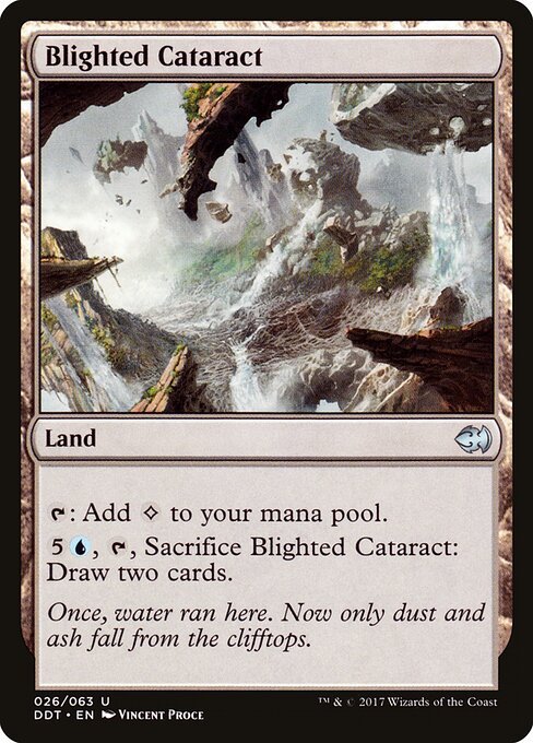Duel Decks: Merfolk vs. Goblins - 26 - Blighted Cataract - Uncommon