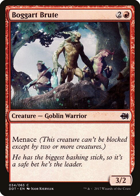 Duel Decks: Merfolk vs. Goblins - 34 - Boggart Brute - Common