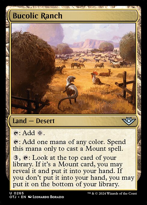 Outlaws of Thunder Junction - 265 - Bucolic Ranch - Uncommon