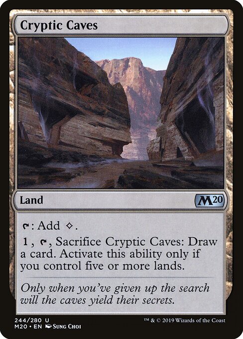Core Set 2020 - 244 - Cryptic Caves - Uncommon