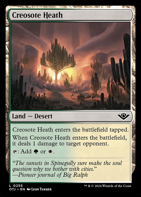 Outlaws of Thunder Junction - 255 - Creosote Heath - Common