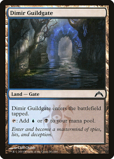 Gatecrash - 241 - Dimir Guildgate - Common