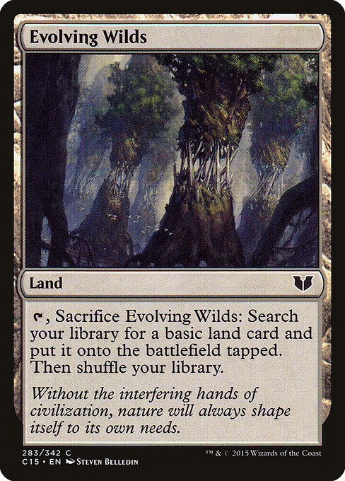 Commander 2015 - 283 - Evolving Wilds - Common