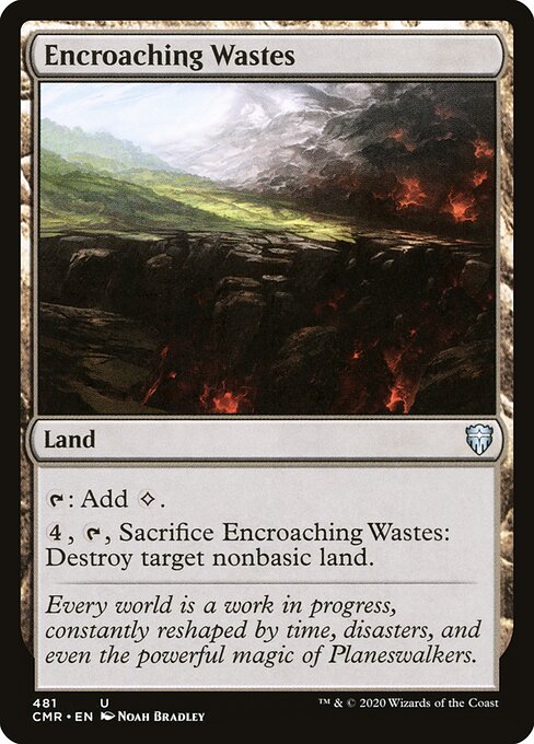 Commander Legends - 481 - Encroaching Wastes - Uncommon