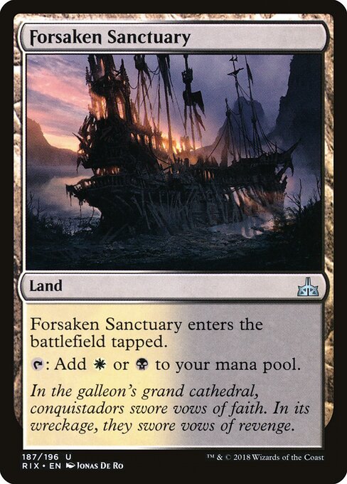 Rivals of Ixalan - 187 - Forsaken Sanctuary - Uncommon