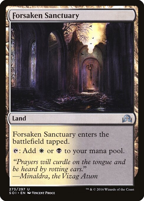 Shadows over Innistrad - 273 - Forsaken Sanctuary - Uncommon
