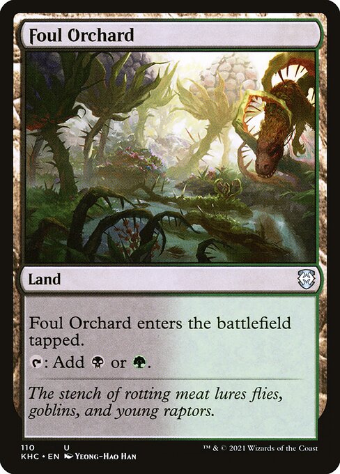Kaldheim Commander - 110 - Foul Orchard - Uncommon