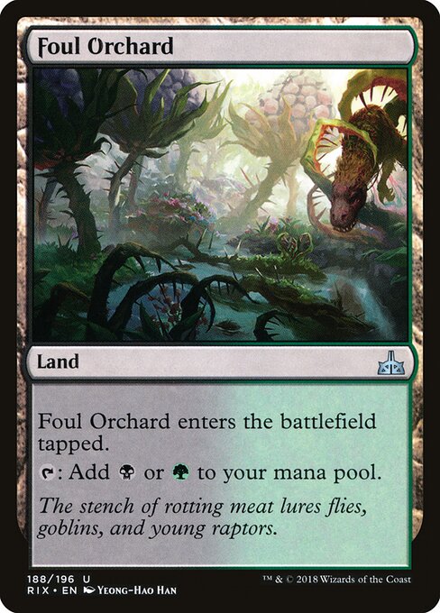 Rivals of Ixalan - 188 - Foul Orchard - Uncommon