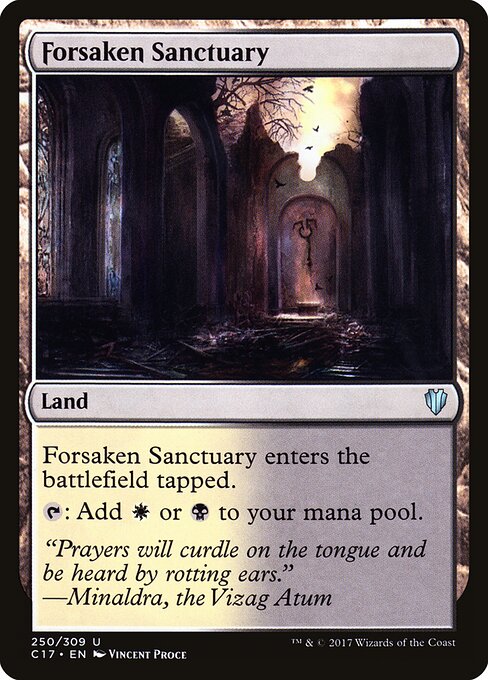 Commander 2017 - 250 - Forsaken Sanctuary - Uncommon