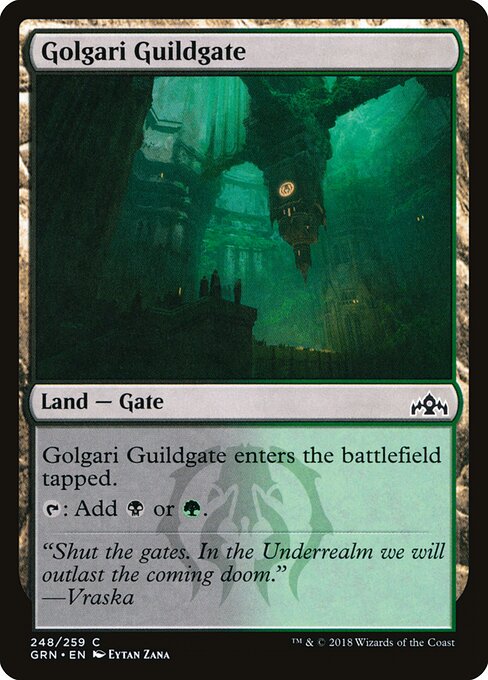 Guilds of Ravnica - 248 - Golgari Guildgate - Common