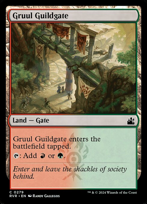 Ravnica Remastered - 279 - Gruul Guildgate - Common