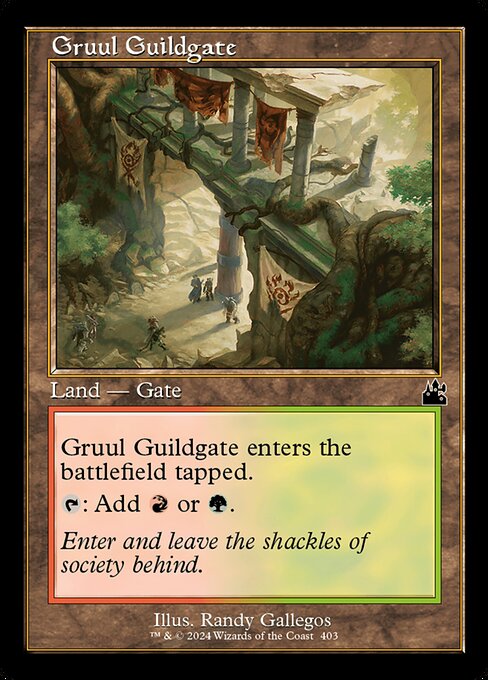 Ravnica Remastered - 403 - Gruul Guildgate - Common