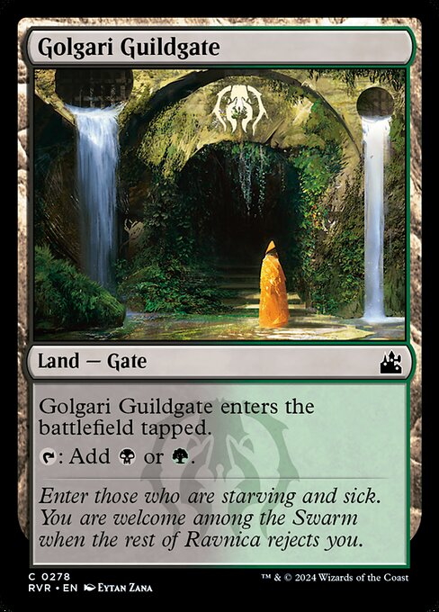 Ravnica Remastered - 278 - Golgari Guildgate - Common