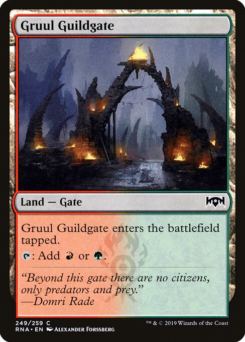 Ravnica Allegiance - 249 - Gruul Guildgate - Common