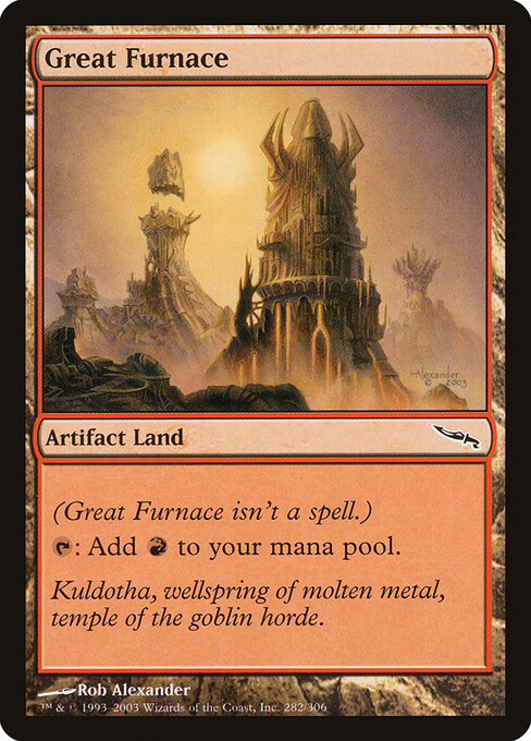 Mirrodin - 282 - Great Furnace - Common