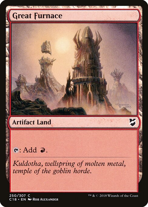 Commander 2018 - 250 - Great Furnace - Common