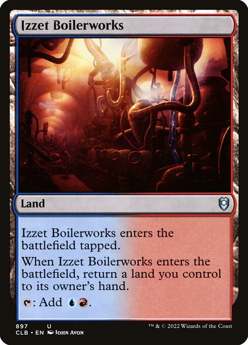 Commander Legends: Battle for Baldur's Gate - 897 - Izzet Boilerworks - Uncommon