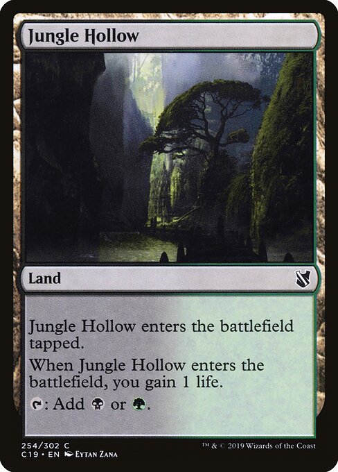 Commander 2019 - 254 - Jungle Hollow - Common