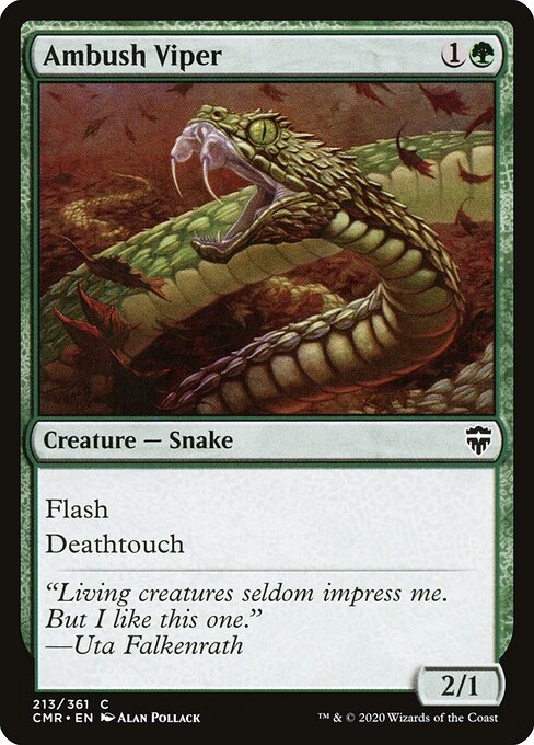 Commander Legends - 213 - Ambush Viper - Common - Foil