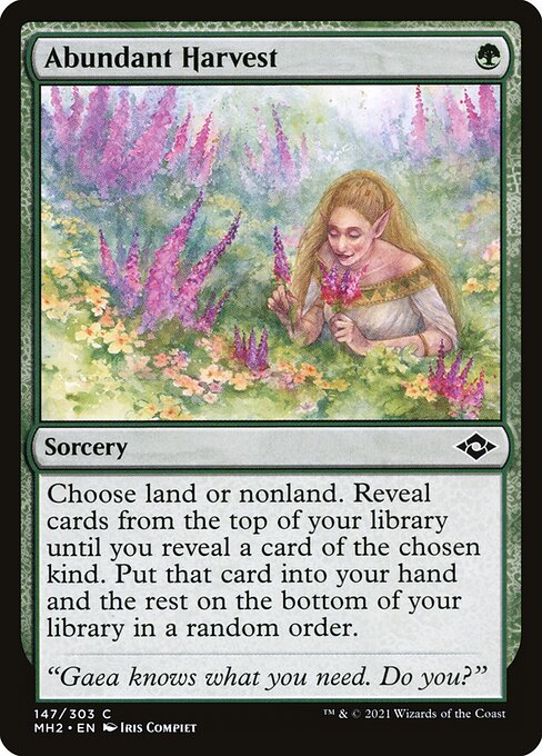 Modern Horizons 2 - 147 - Abundant Harvest - Common - Foil