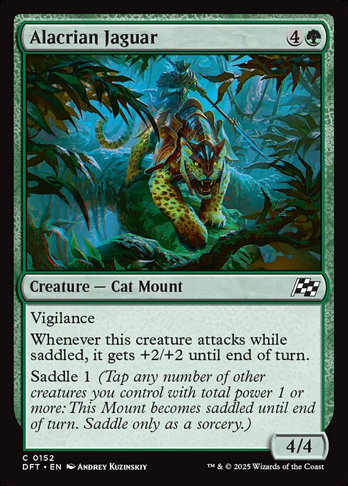 Aetherdrift - 152 - Alacrian Jaguar - Common - Foil