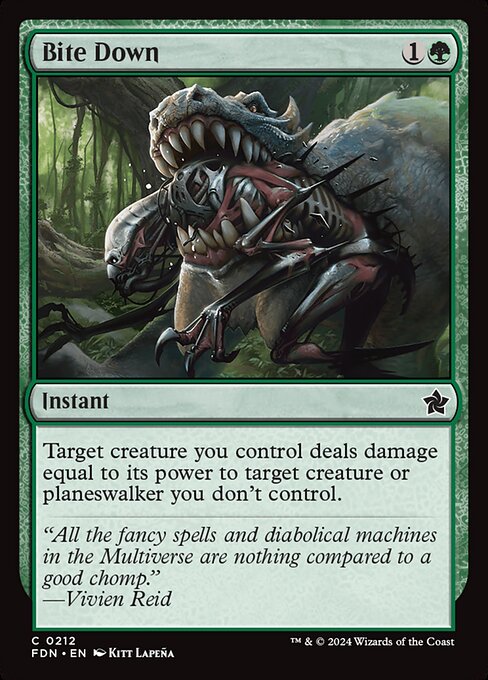 Foundations - 212 - Bite Down - Common - Foil