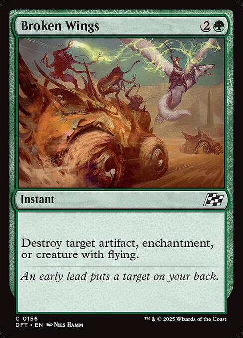 Aetherdrift - 156 - Broken Wings - Common - Foil