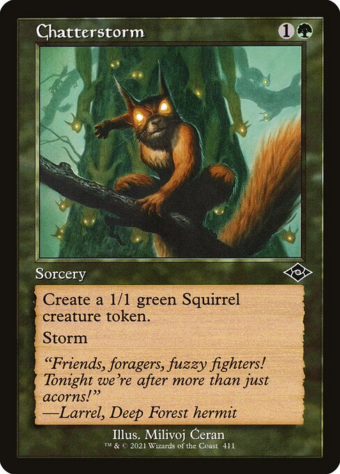 Modern Horizons 2 - 411 - Chatterstorm - Common - Foil