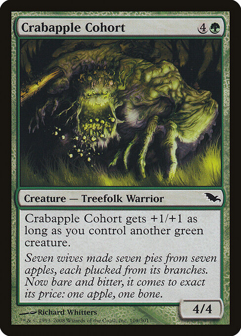 Shadowmoor - 109 - Crabapple Cohort - Common - Foil
