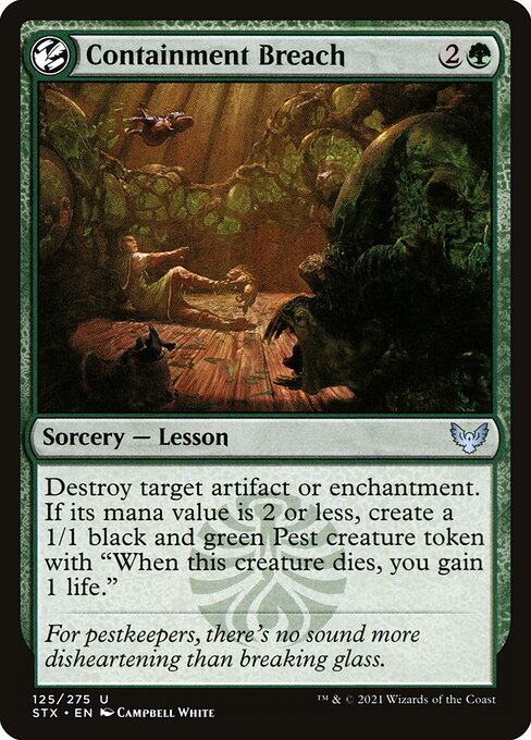 Strixhaven: School of Mages - 125 - Containment Breach - Uncommon - Foil