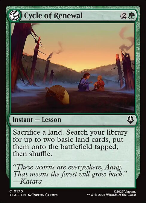Avatar: The Last Airbender - 170 - Cycle of Renewal - Common - Foil