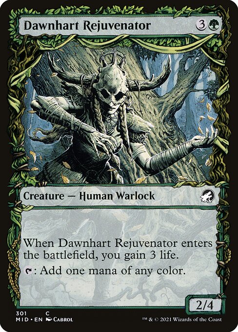 Innistrad: Midnight Hunt - 301 - Dawnhart Rejuvenator - Common - Showcase Foil