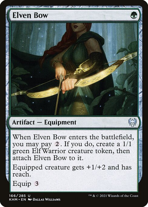Kaldheim - 166 - Elven Bow - Uncommon - Foil